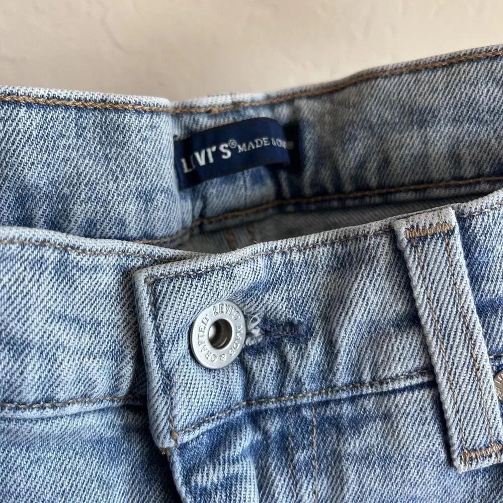 Levi’s Made & Crafted 511 Slim Jeans Men’s 32x34 Light Wash Blue Denim
